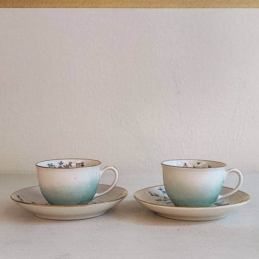 Coppia di tazzine da caffè Laveno