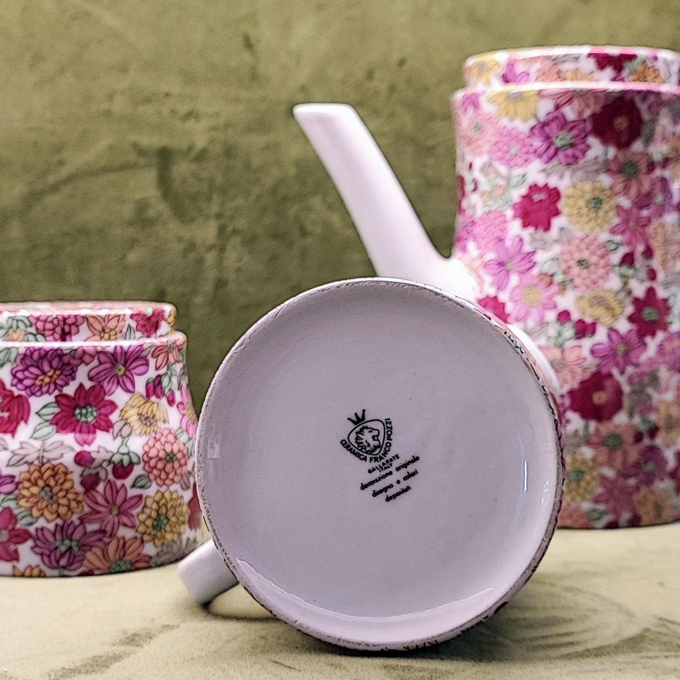 Tris da portata caffè Ceramiche Pozzi