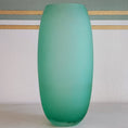 Load image into Gallery viewer, Blue vase glassware from Empoli
