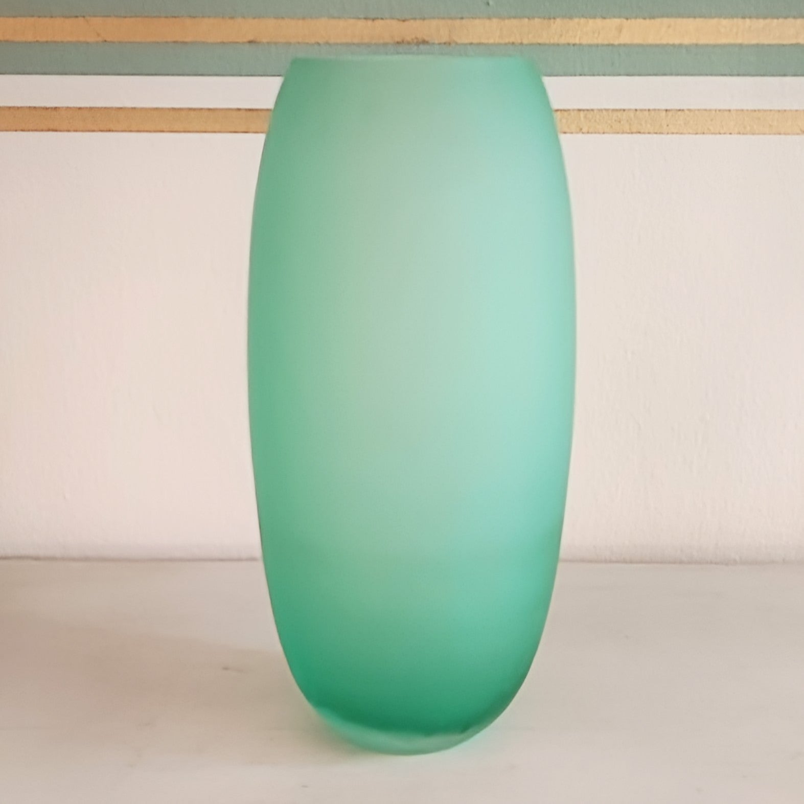Blue vase glassware from Empoli