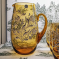 Carica l'immagine nel visualizzatore della galleria, Brocca in vetro pagliesco
