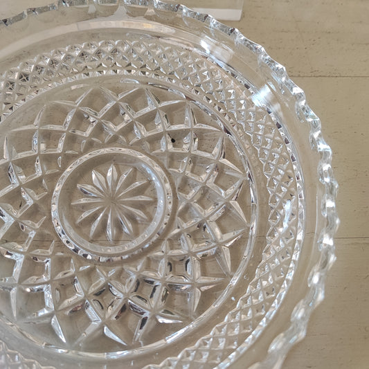 Set desserti in cristallo tagliato