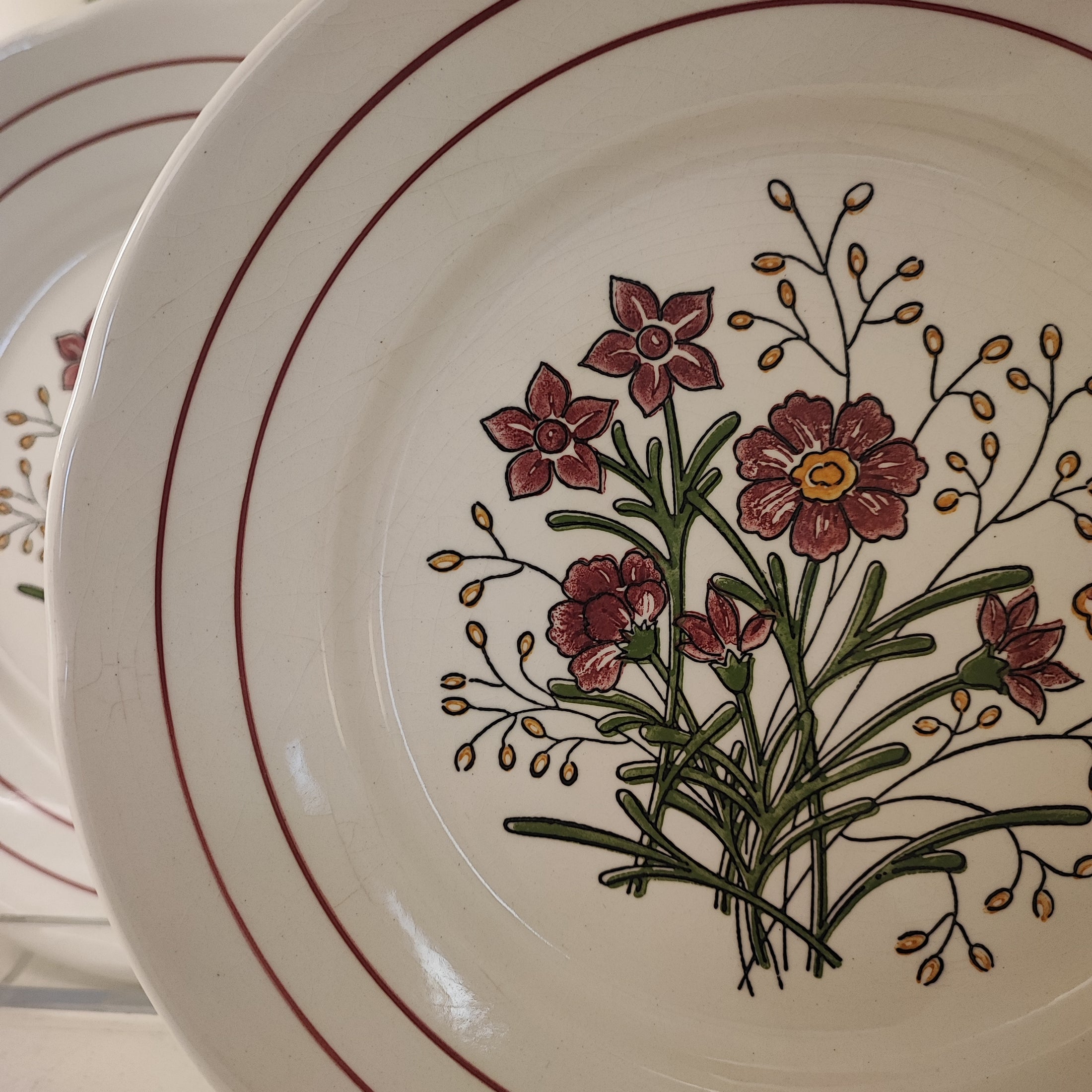 Set di 6 piatti Ceramica Besio Mondovì