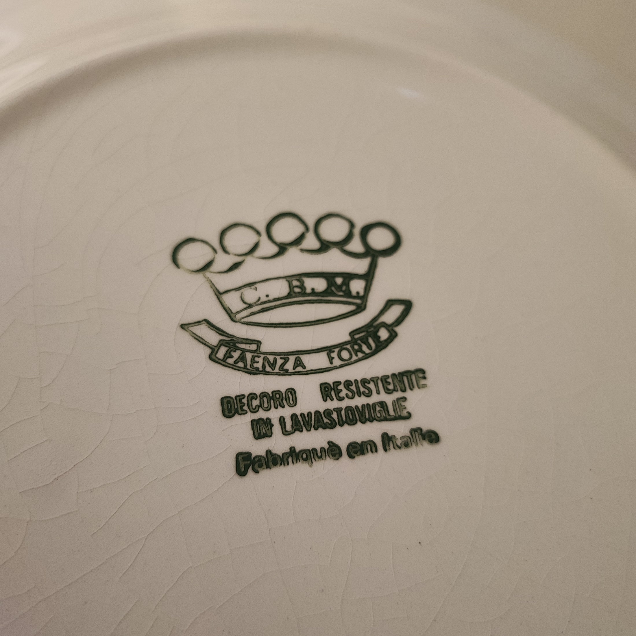 Set di 6 piatti Ceramica Besio Mondovì