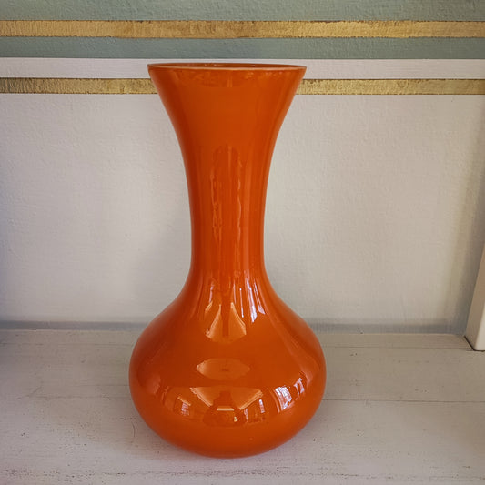 Vaso incamiciato arancione