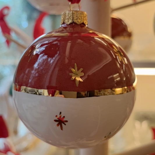 Palla di Natale 2025 rossa